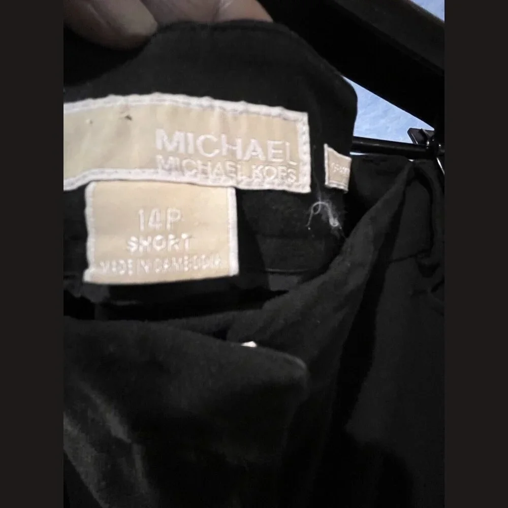 Michael Kors Grammercy Fit Black Size‎ 14p pants